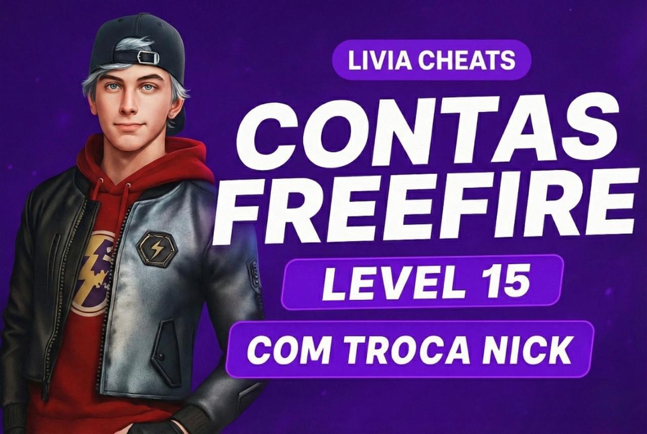 CONTA FREE FIRE LV 15 + 50 DIMAS