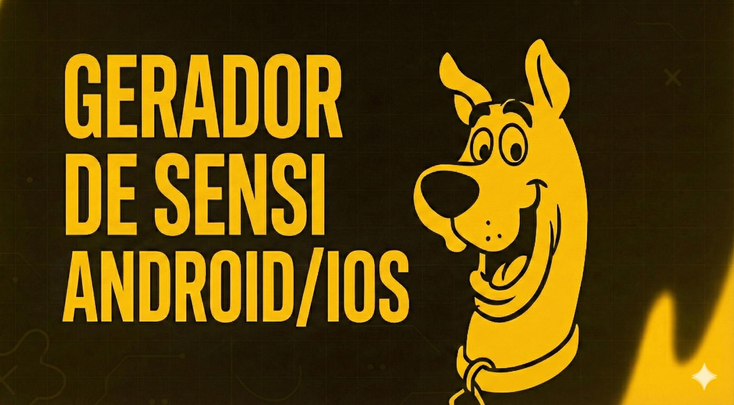 GERADOR DE SENSI ANDROID/IOS